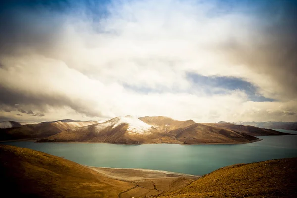 Road Winding Mountain Tibet China — Stock Photo, Image