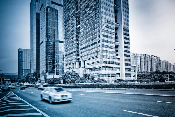 Verkeersinfo Van Stad Shanghai China — Stockfoto