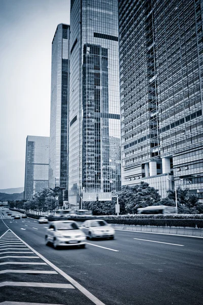 Traffice City Shanghai China — Stock Photo, Image