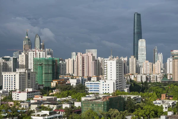 Panorama Guangzhou Čína Guangdong — Stock fotografie