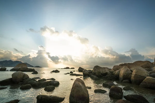 Playa Atardecer Landscpae Guangdong China — Foto de Stock