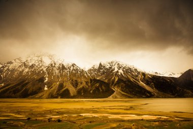 tibet Çin sakin manzara.