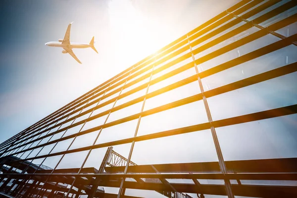 Empty Entrance Airport Shanghai China — Stock Photo, Image