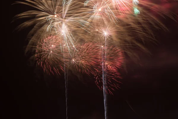 Fürt Színes Negyedik Július Tűzijáték — Stock Fotó