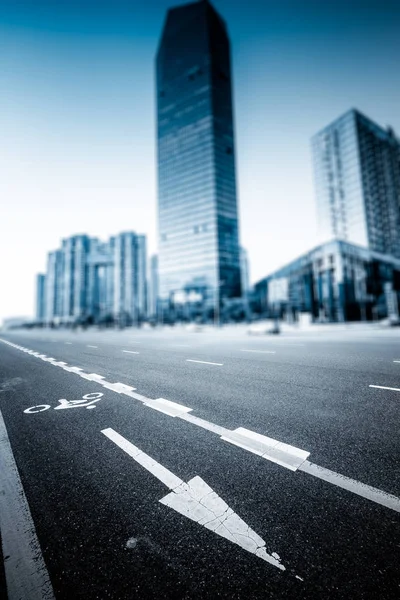 清洁的城市 快速城市交通之路 — 图库照片