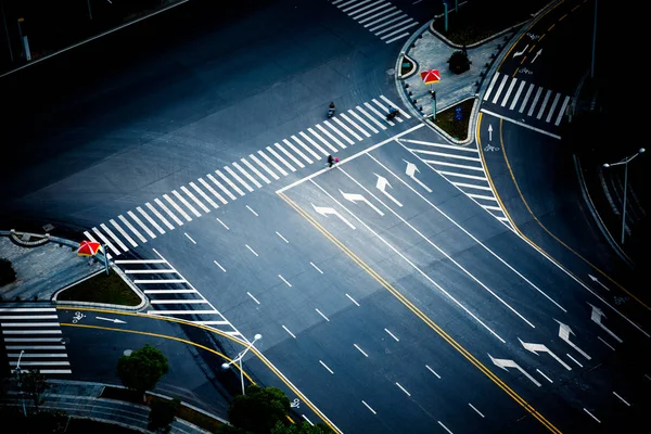 Rua Cruzada Cidade China — Fotografia de Stock