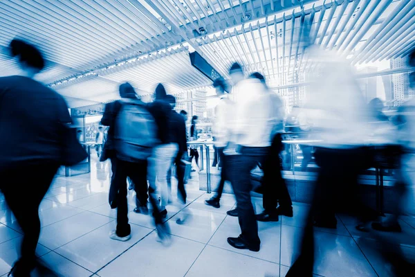 Aeroporto Futurista Interio Shanghai China — Fotografia de Stock