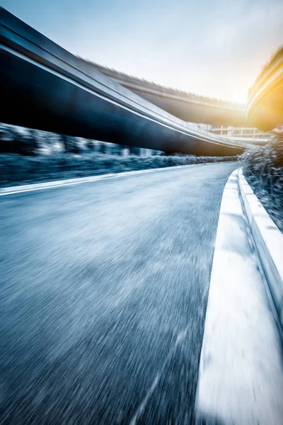 Σκυροδέματος Καμπύλη Της Οδού Viaduct Στην Κίνα Shanghai Εξωτερική — Φωτογραφία Αρχείου