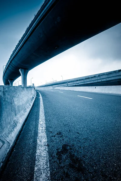 Concrete Road Curve Viaduct Shanghai China Outdoor — Stock Photo, Image