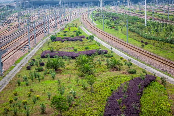 Bahn Zum Bahnhof China — Stockfoto