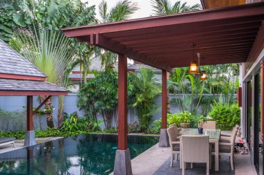 Bahçe otel Tayland at.