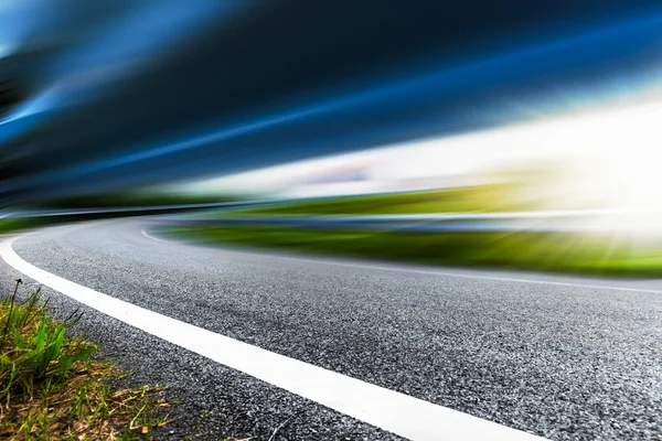 Bewegungsunschärfe Der Autobahn — Stockfoto