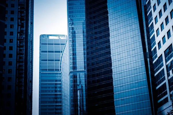 Edificio Oficinas Multitud Shanghai China — Foto de Stock