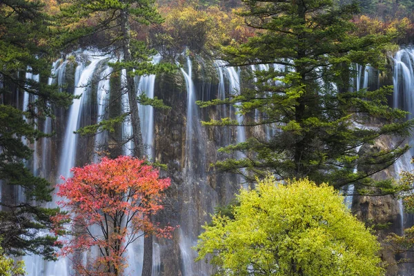 Wasserfall Herbst Yunnan China — Stockfoto