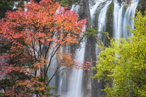 Wasserfall Herbst Yunnan China — Stockfoto