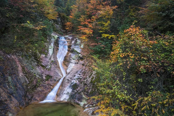 waterfall in fall, yunnan china.