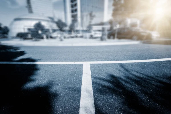 Leere Straße Stadt China — Stockfoto