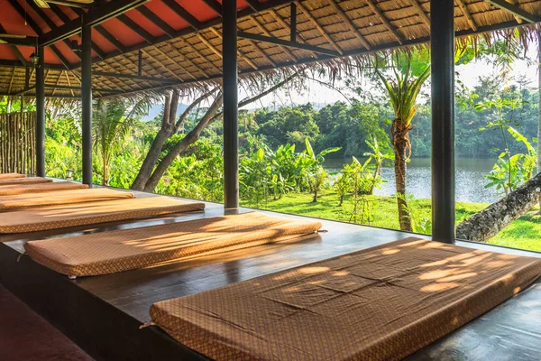 Massage Bed Garden Malaysia — Stock Photo, Image