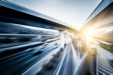  Rapid city trafik, hareket arabalar.