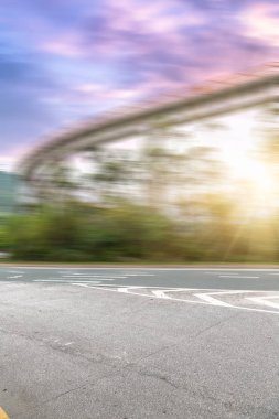 Yol sarma ile dağ Çin.