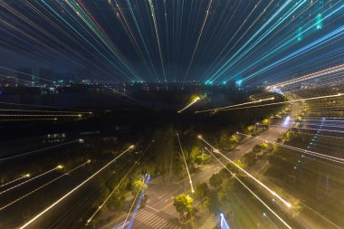 gece şehri görünümünü odak.