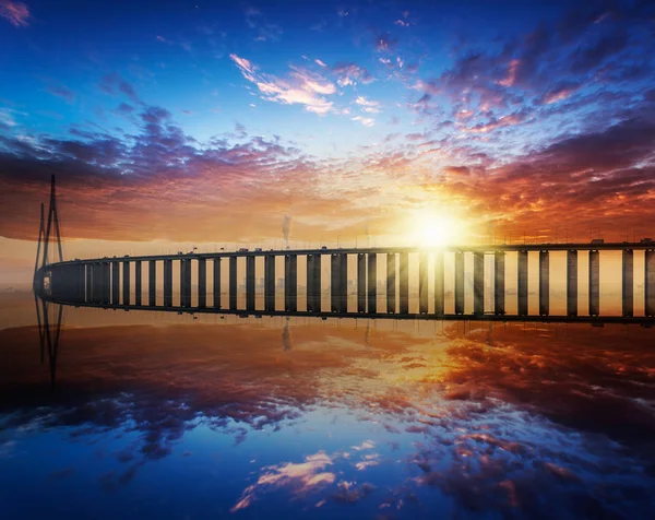 Moderní Most Oceánu Číny — Stock fotografie