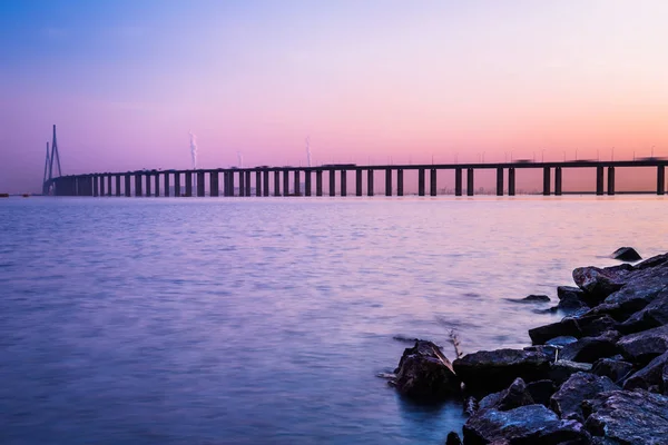 中国の海を近代的な橋 — ストック写真