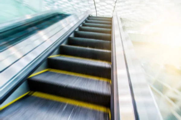 Scala Mobile Della Stazione Della Metropolitana Shanghai Cina — Foto Stock