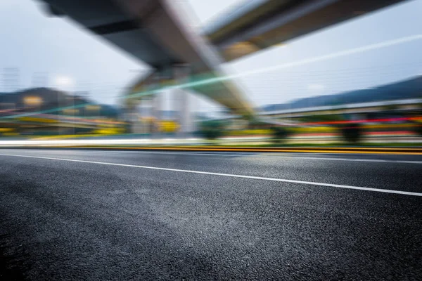 Traffico Urbano Rapido Auto Movimento — Foto Stock