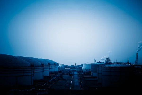 Химический Завод Тонированные Ямгес Чжайцзян Китай — стоковое фото