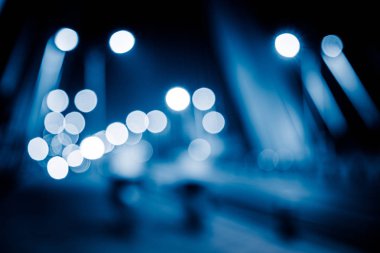 gece şehri görünümünü odak.