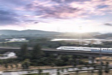 Tren Garı uzak hız, Çin shanghai.