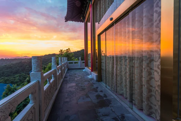 Chinese Palace Building Sunset — Stock Photo, Image