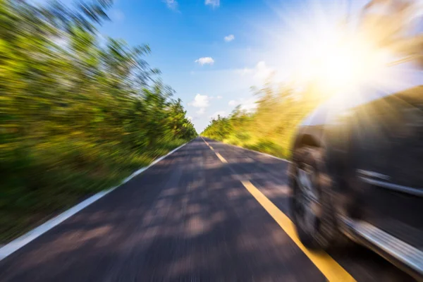 Speeding Car Motion Blur Background — Stock Photo, Image