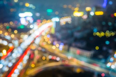 gece şehri görünümünü odak.