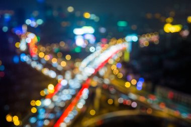 gece şehri görünümünü odak.