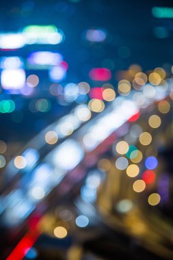 gece şehri görünümünü odak.