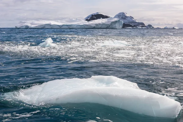 Viaja Por Nave Investigación Estudio Los Cambios Climáticos Climáticos Antártida — Foto de Stock