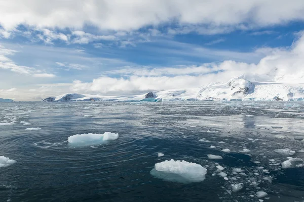 Cestování Lodí Výzkumu Studium Změn Klimatických Počasí Antarktidě Sníh Ices — Stock fotografie