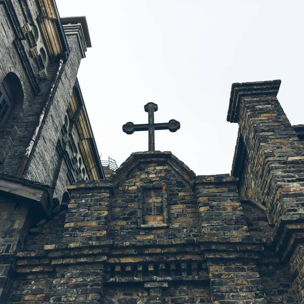 Oude Verlaten Kerk Met Vernietigde Nanjing China — Stockfoto