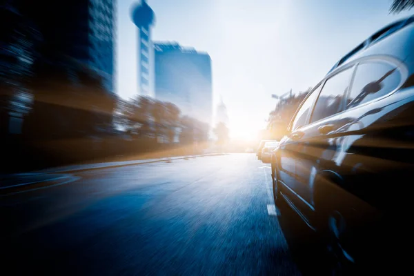 Leere Autobahn Blaugetönte Bilder — Stockfoto