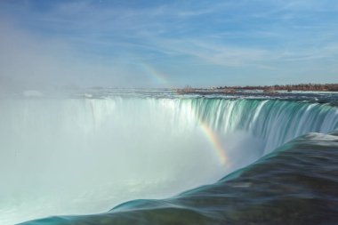 Gökkuşağı Niagara Falls, Kanada tarafında.
