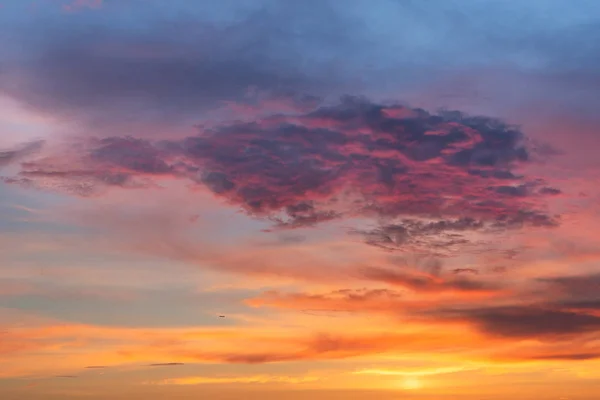 Puesta Sol Sobre Océano Pacífico California — Foto de Stock