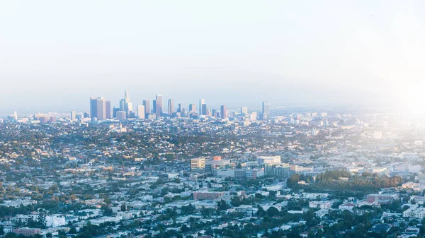 Skyline Los Angeles Eua — Fotografia de Stock