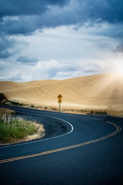 Schone Snelweg Weg Amerika — Stockfoto