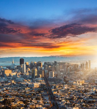 San Francisco, ABD Skyline.