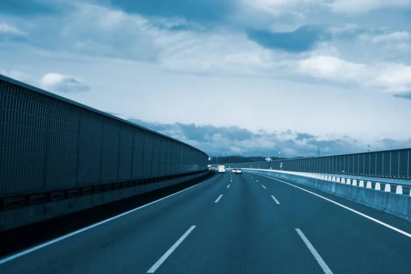 Carretera Una Ciudad Japón — Foto de Stock