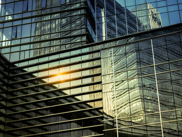 Detail Glazen Gebouw Achtergrond — Stockfoto