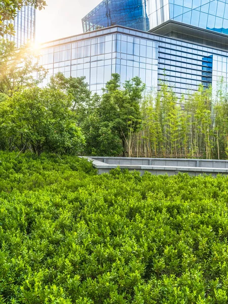 Bürogebäude Und Grün China — Stockfoto