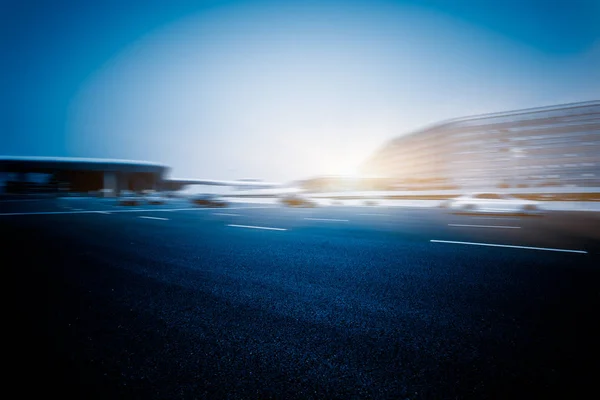 Traffico Movimento All Aeroporto Shenzhen Cina Blu Tonica — Foto Stock